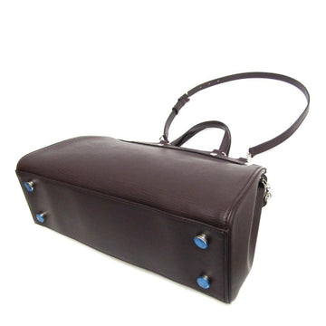 Burgundy Leather Louis Vuitton Brea