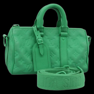 Green Canvas Louis Vuitton Keepall