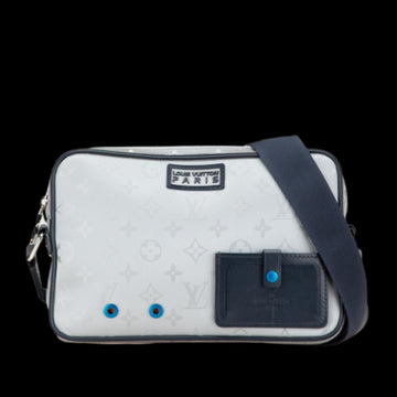 Grey Canvas Louis Vuitton Messenger