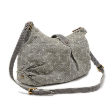 Grey Denim Louis Vuitton Shoulder Bags