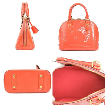Orange Leather Louis Vuitton Alma