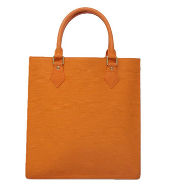 Orange Leather Louis Vuitton Sac Plat