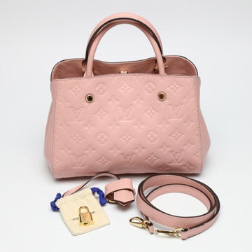 Pink Fabric Louis Vuitton Shoulder Bags