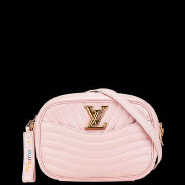 Pink Leather Louis Vuitton Crossbody Bag