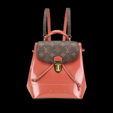 Pink Leather Louis Vuitton Backpack