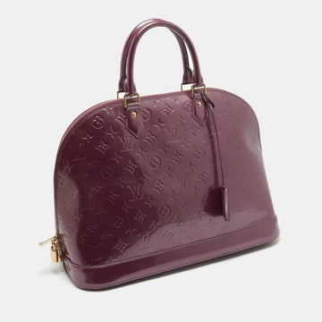 Purple Leather Louis Vuitton Alma