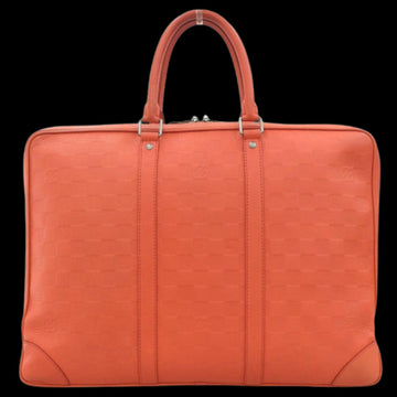 Red Canvas Louis Vuitton Briefcase