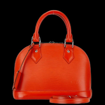 Red Leather Louis Vuitton Alma
