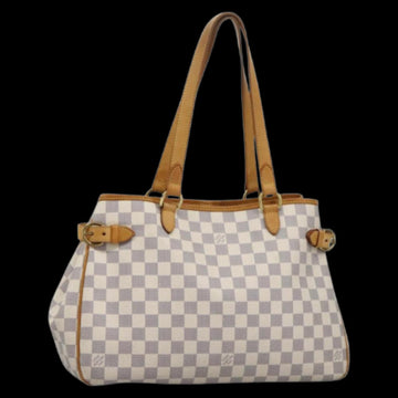 White Canvas Louis Vuitton Batignolles