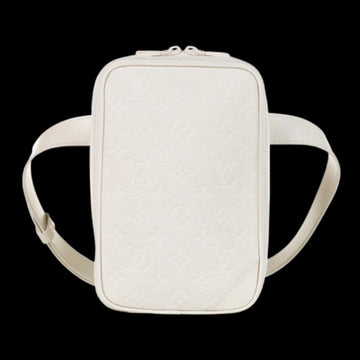 White Leather Louis Vuitton Crossbody Bag