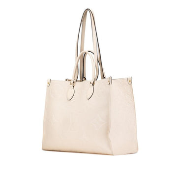 White Leather Louis Vuitton Onthego