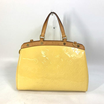 Yellow Fabric Louis Vuitton Handbag