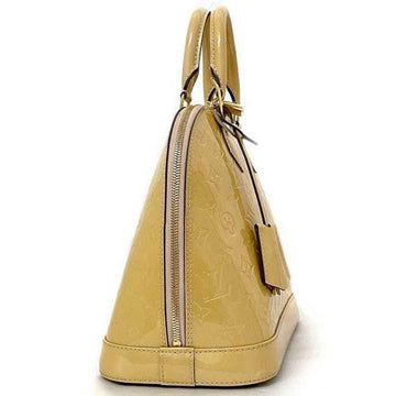 Yellow Fabric Louis Vuitton Handbag