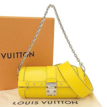 Yellow Fabric Louis Vuitton Shoulder Bags