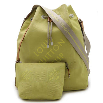 Yellow Fabric Louis Vuitton Shoulder Bags