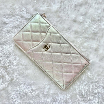 CHANEL leather wallet