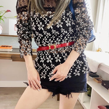 SELF-PORTRAIT lace blouse