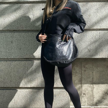 PRADA unisex nylon crossbody bag