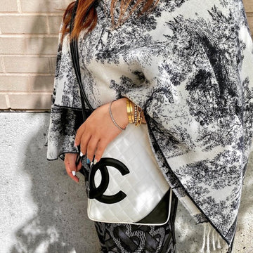 CHANEL combon crossbody leather bag