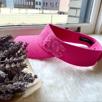 CHANEL pink hat