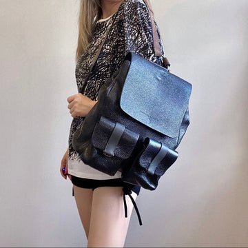 Brunello Cucinelli Monili Leather Backpack