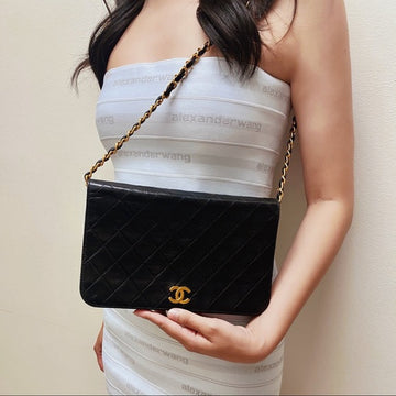 CHANEL vintage 24K gold wallet on chain