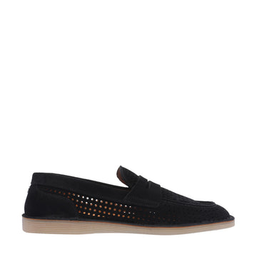 Dolce&Gabbana Men New Florio Leather Mesh Loafers