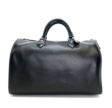 Louis Vuitto Speedy 30 Black Epi Leather Handbag