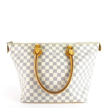 Louis Vuitto Saleya MM Damier Azur Canvas Tote Bag