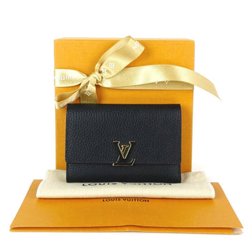 Louis Vuitto Taurillon Capucines Calfskin Leather Wallet