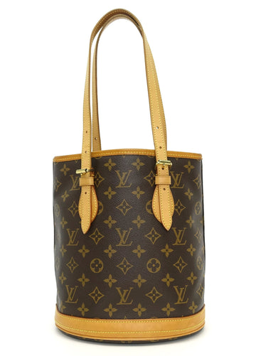 Louis Vuitto Petit Bucket Monogram Canvas Tote Bag
