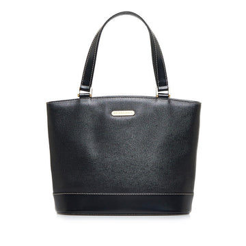 Burberry Leather Nova Check Shadow Horse Handbag