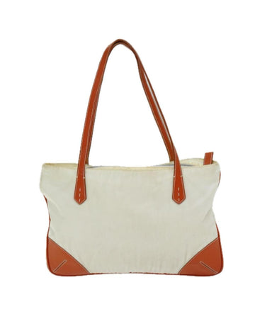 Beige Nylon Prada Tote