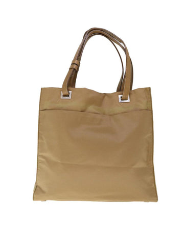 Beige Nylon Prada Tote