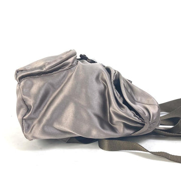 Brown Fabric Prada Backpack