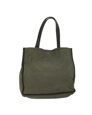 Green Nylon Prada Tote