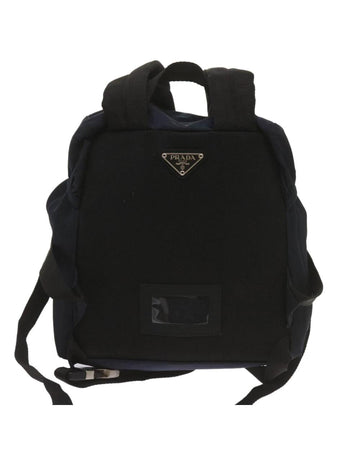 Navy Nylon Prada Backpack