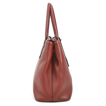 Red Leather Prada Handbag