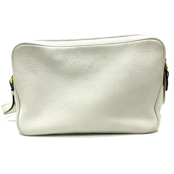White Leather Prada Galleria Bag