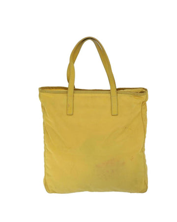 Yellow Nylon Prada Tote