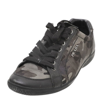 Prada Camo Green Camouflage Low Top Sneaker 37