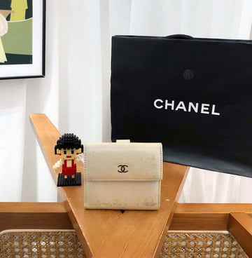 Chanel Beige Wallet -  Classic Style