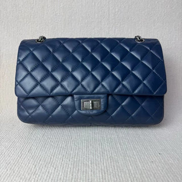 Chanel 2.55 Reissue Bag 5011103 Navy Blue Leather Shoulder Bag
