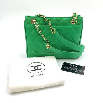 Vintage Chanel Lambskin Chain Tote Bag LB109084