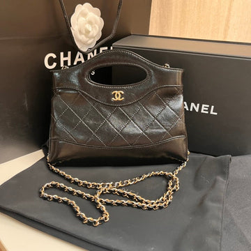 Chanel Quilted Black Cross Body Bag ‚Äì Leather