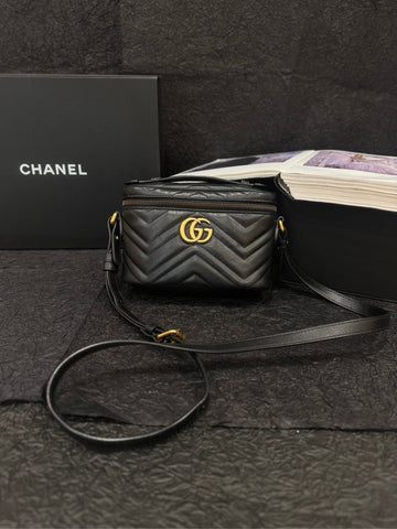 Chanel CS Quilted Black Crossbody Bag