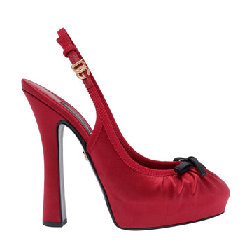 Dolce&Gabbana Women Satin Slingback