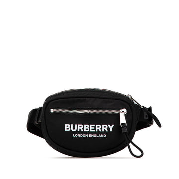 Burberry Logo Print Nylon Waist Bag