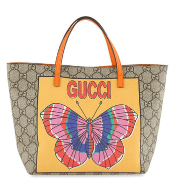 G*G Small CS Supreme Butterfly Canvas Tote