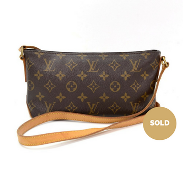 Louis Vuitto Monogram Canvas Trotteur Shoulder Bag